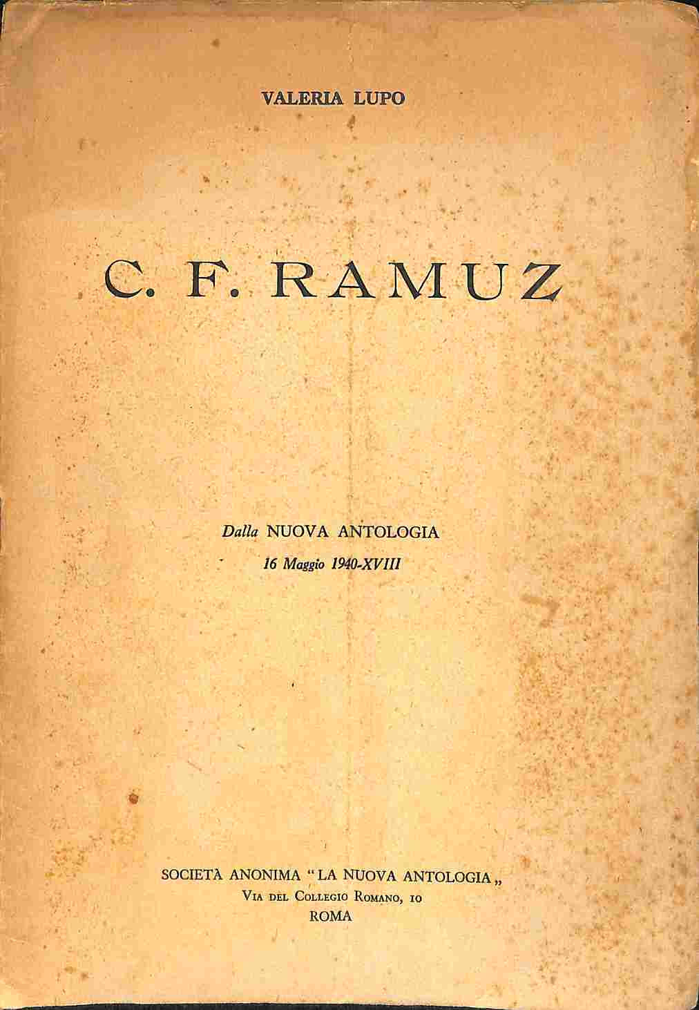 C. F. Ramuz